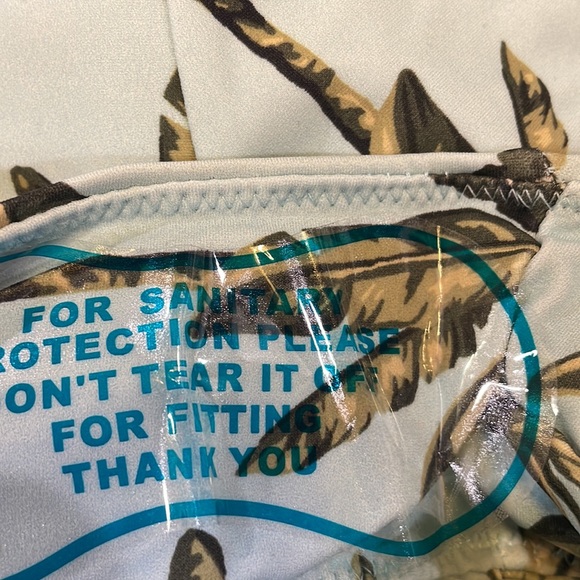 Show Me Your Mumu Mermaid Baby Blue Hi Rise Bikini Bottoms size XS NWT - Picture 5 of 5